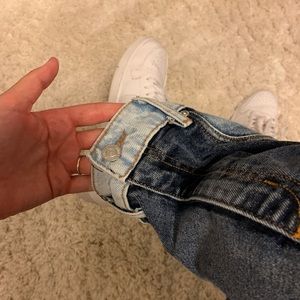 Revice jeans upside down